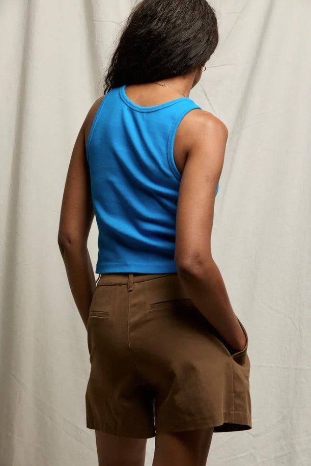 Blondie Rib Tank - Cobalt - Jaffi's