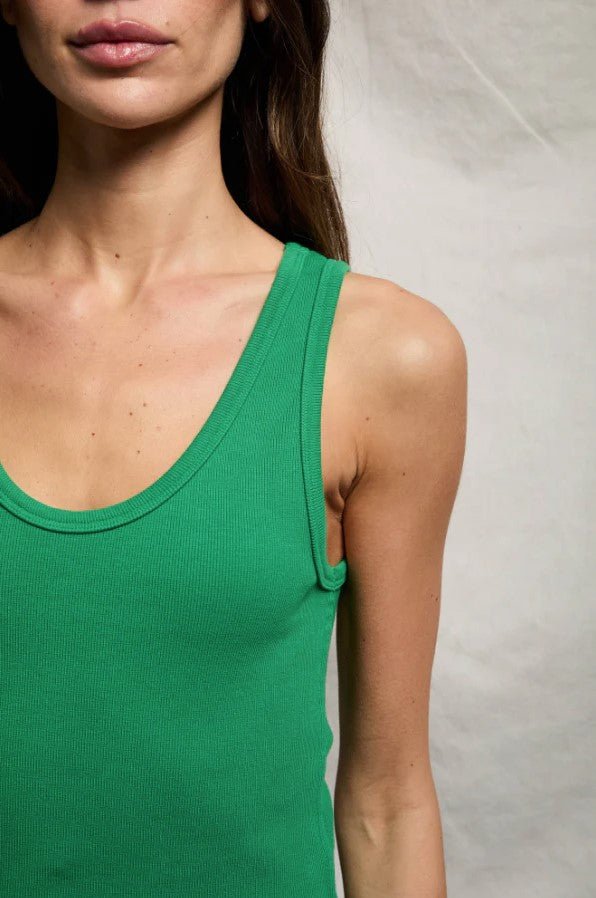 Blondie Rib Tank - Grass - Jaffi's