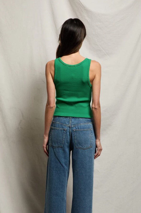 Blondie Rib Tank - Grass - Jaffi's