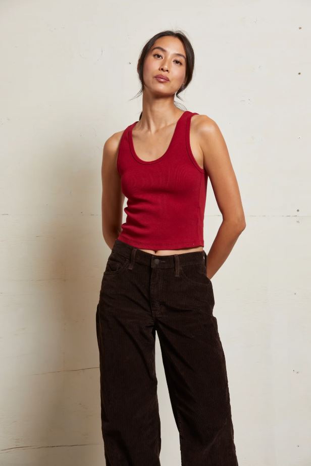 Blondie Rib Tank - Maple