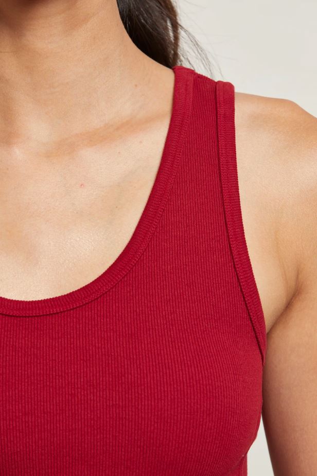 Blondie Rib Tank - Maple