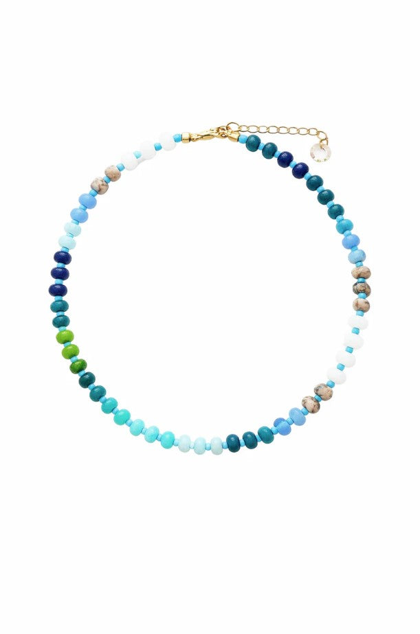 Bora Bora Blue Beaded Necklace