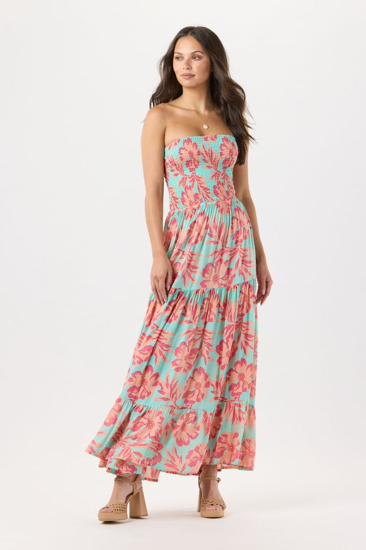 Boracay Maxi Dress - Seychelles Turquoise - Jaffi's