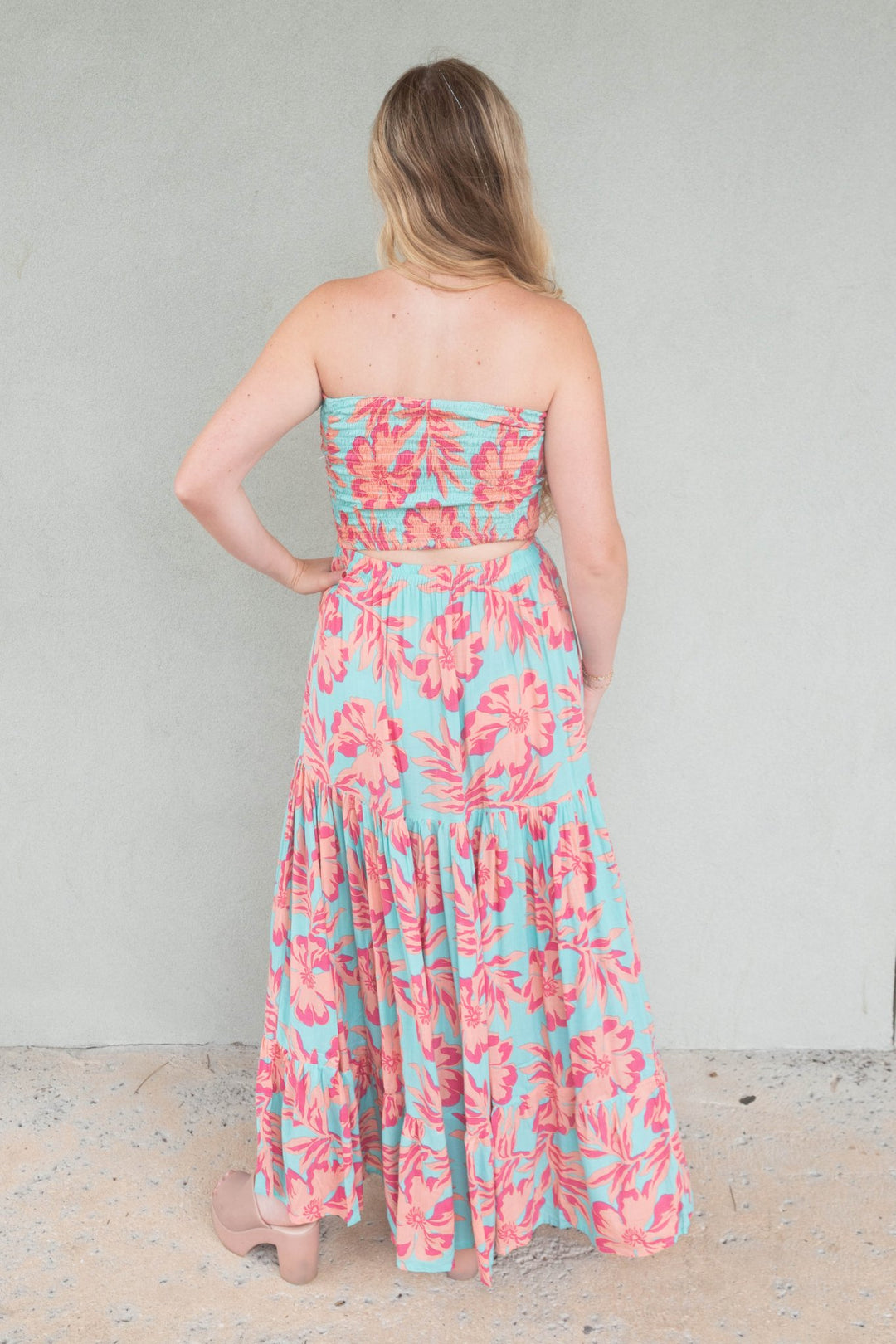 Boracay Maxi Dress - Seychelles Turquoise - Jaffi's