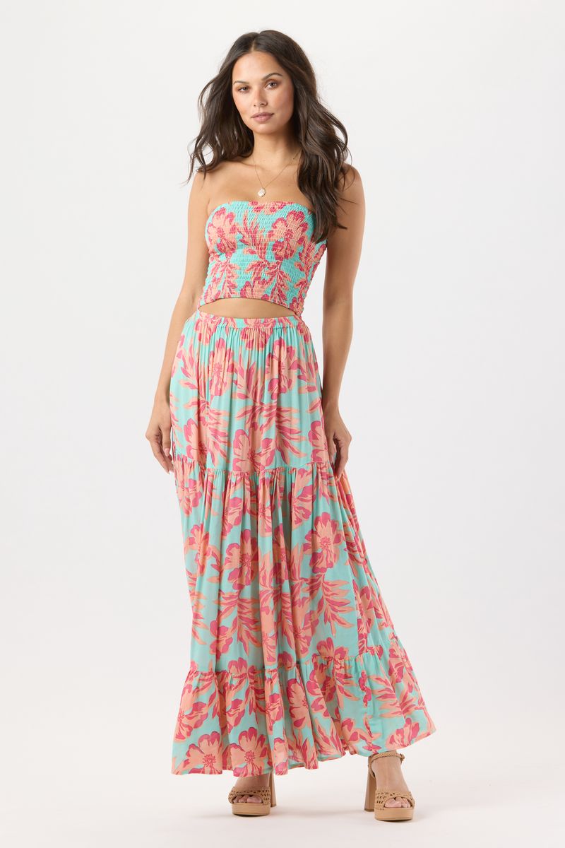 Boracay Maxi Dress - Seychelles Turquoise
