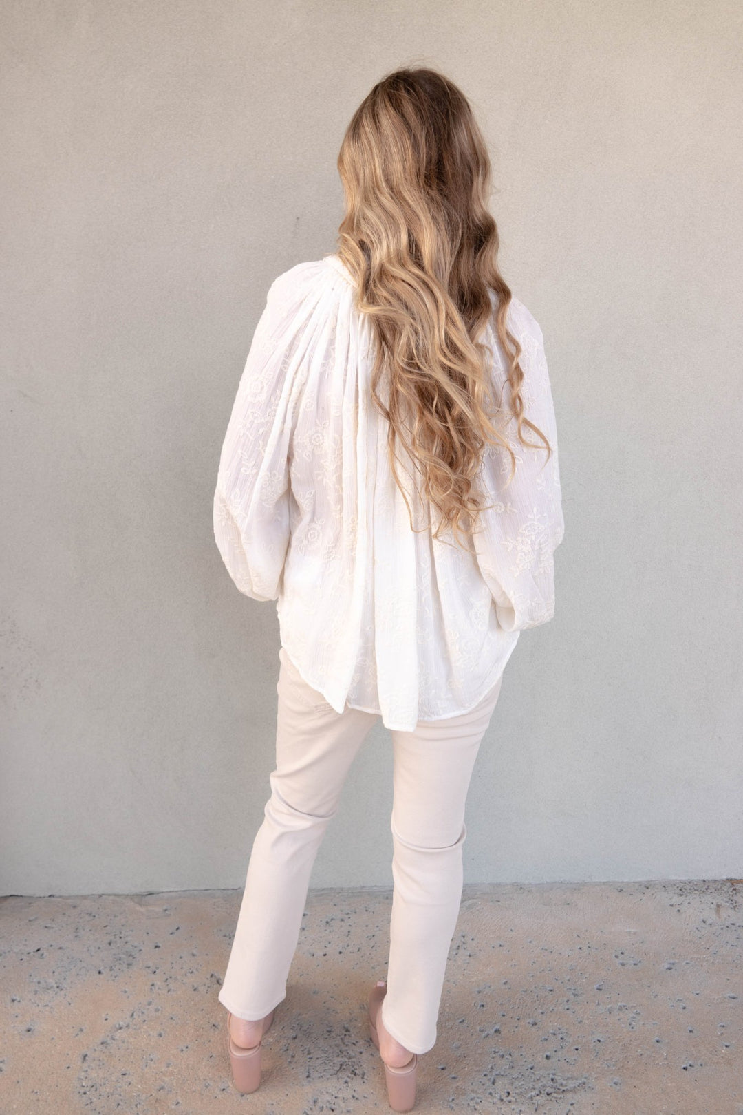 Botton Down Top - Ivory/Natural - Jaffi's