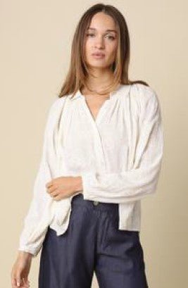 Botton Down Top - Ivory/Natural - Jaffi's