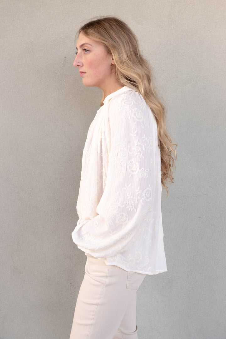 Botton Down Top - Ivory/Natural - Jaffi's