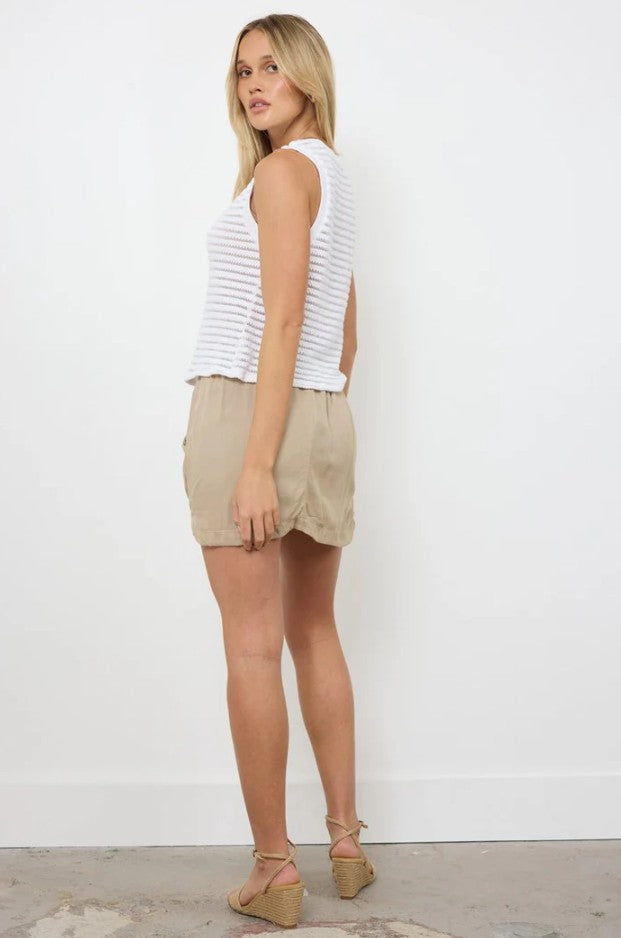 Oak Bark Boxer Mini Skirt