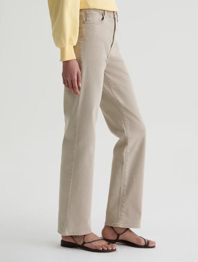 Brinley Mid Rise Straight - Sulfur Light Taupe - Jaffi's