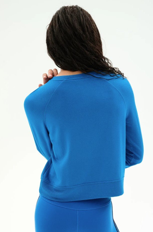 Brooks Fleece Sweatshirt - Classic Blue - Jaffi&