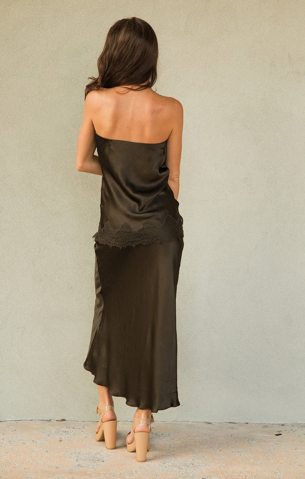 Bryce Skirt - Moss Brown - Jaffi's