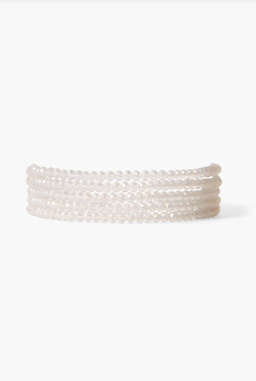 Naked Wrap Bracelet - Mystic Clear Quartz