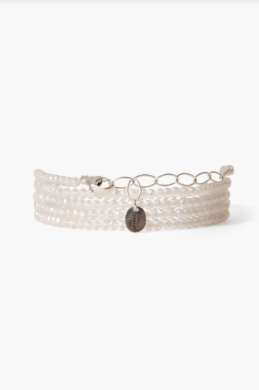 Naked Wrap Bracelet - Mystic Clear Quartz