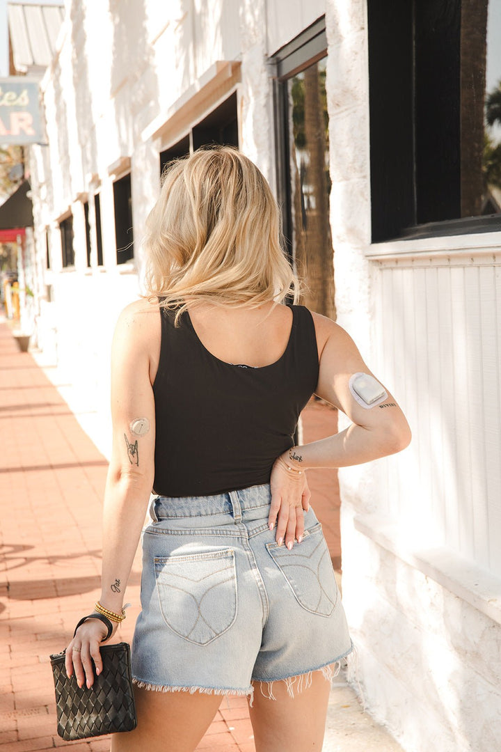 Butter Soft Round Neck Tank - Black - Jaffi&