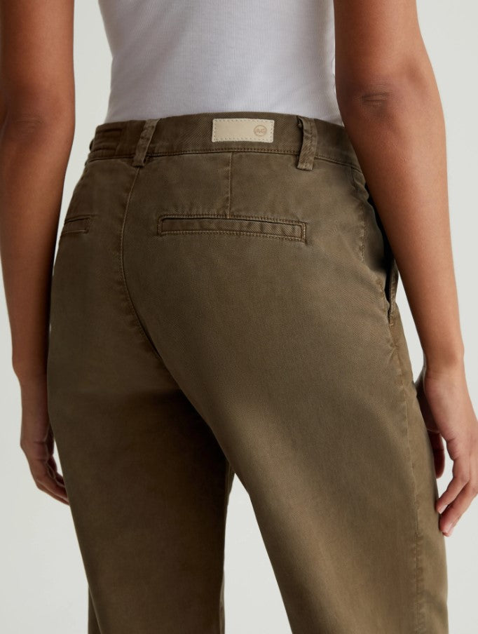 Caden Straight Trouser - Sulfer Oak Brown