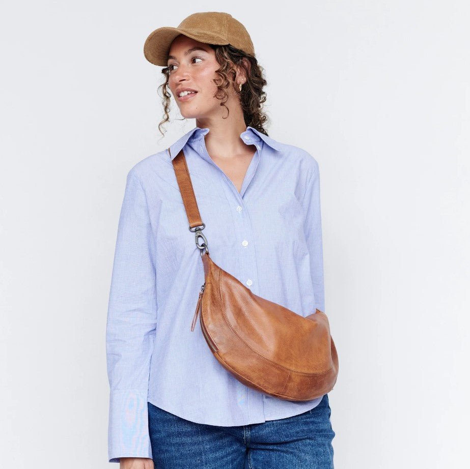 Callie Sling/Crossbody - Cognac - Jaffi's