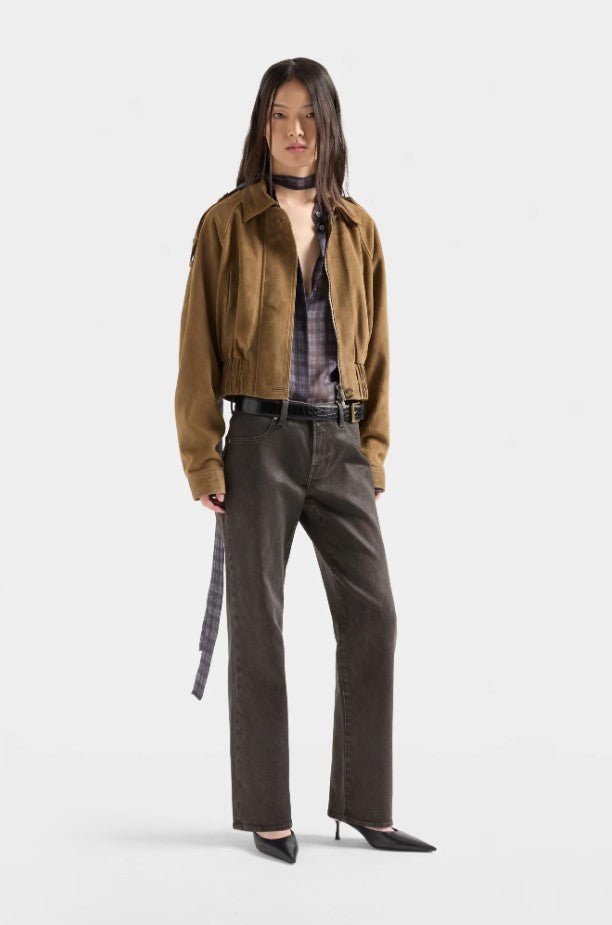 Callie Straight - Coated Brown - Jaffi&