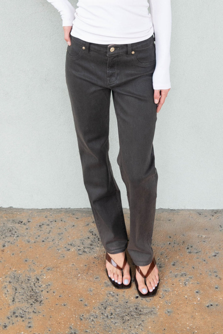 Callie Straight - Coated Brown - Jaffi&