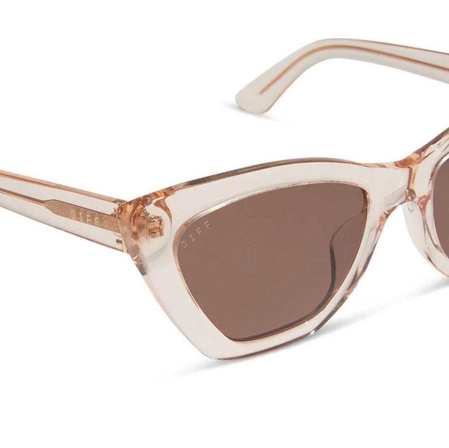 
                  
                    Camila Sunglasses - Vintage Rose Crystal + Brown
                  
                