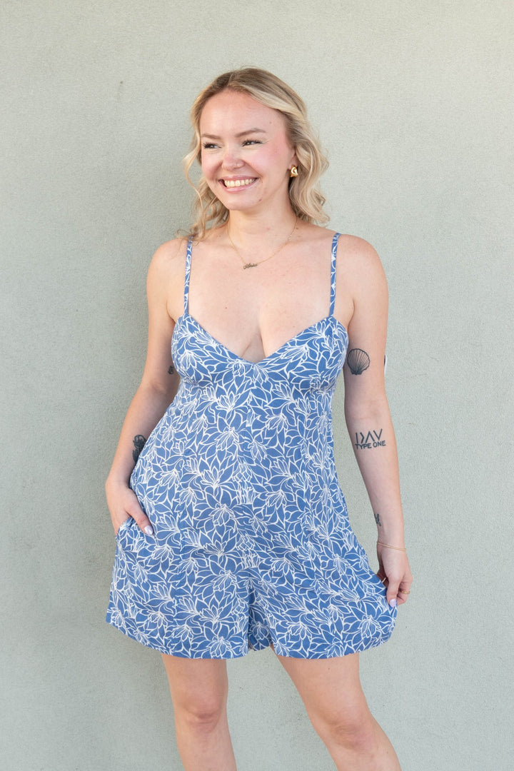 Camille Romper - Lysoria Blue - Jaffi's