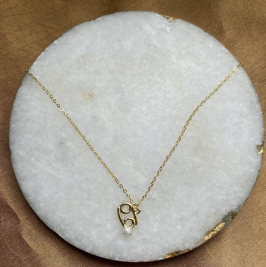 Zodiac Pearl Necklace