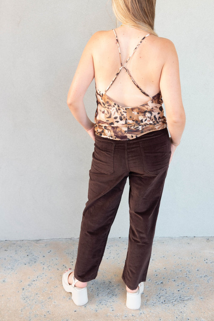Carissa Corduroy Pant - Java - Jaffi&