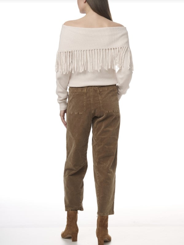Carissa Corduroy Pant - Dark Saddle