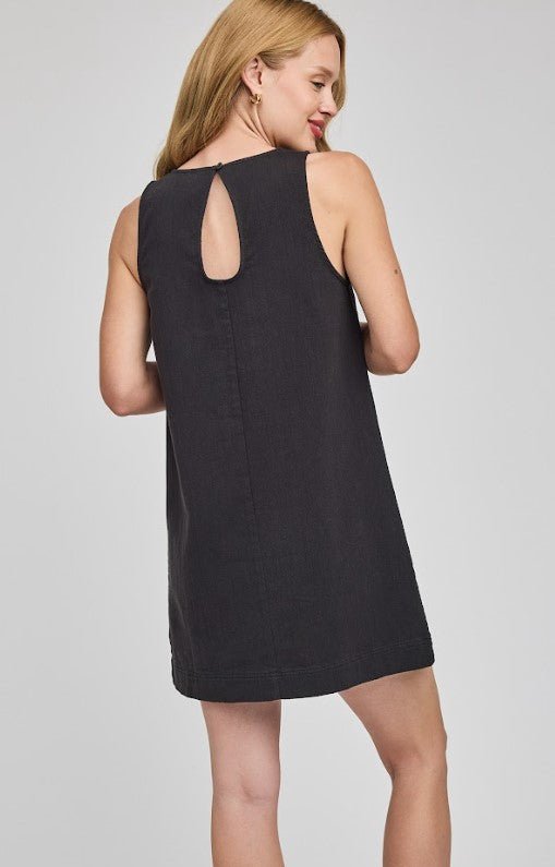 Casey Dress - Washed Black - Jaffi's