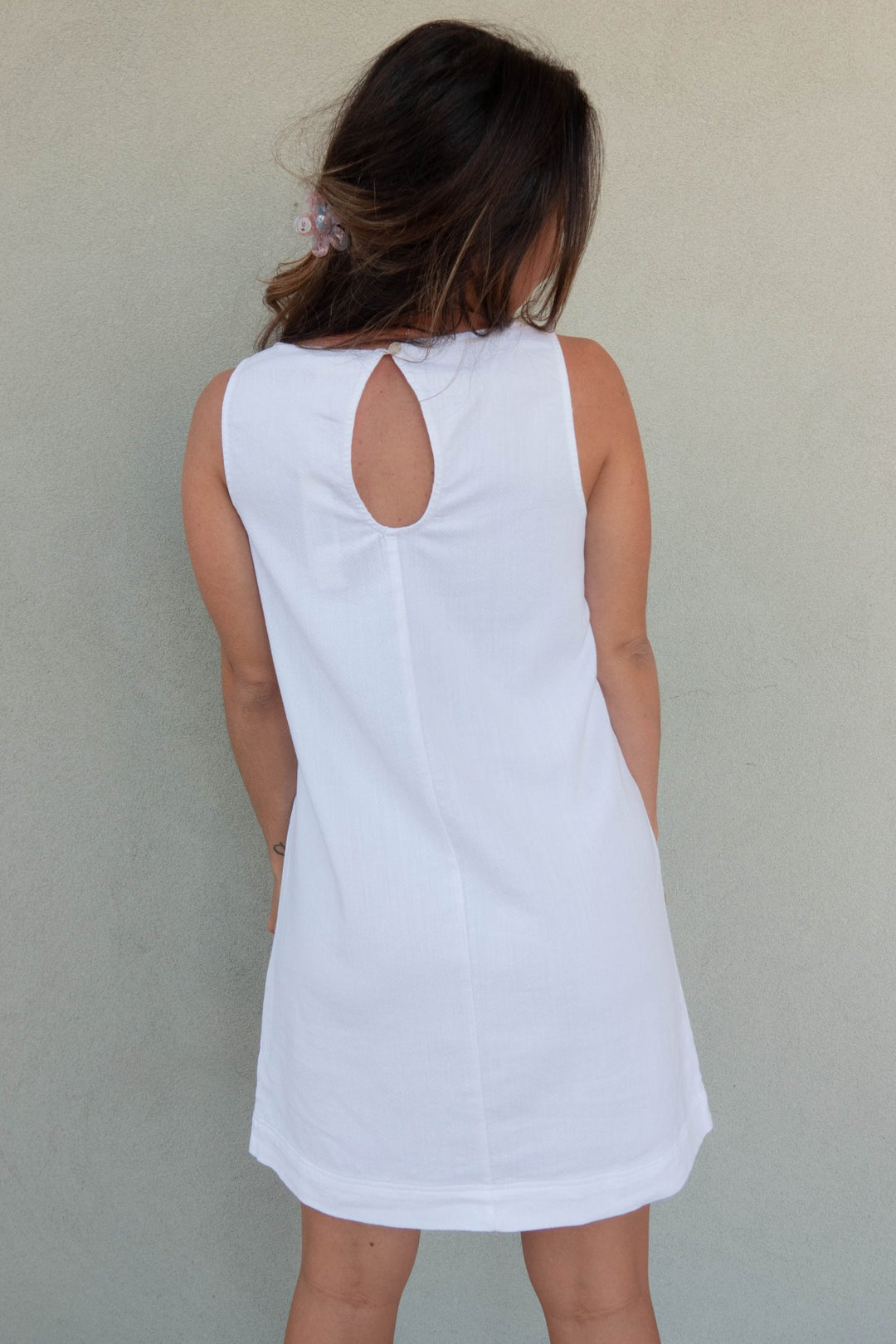 Casey Dress - White - Jaffi's