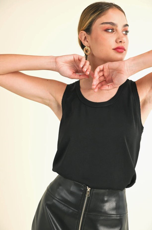 Cassidy Tank - Black - Jaffi's