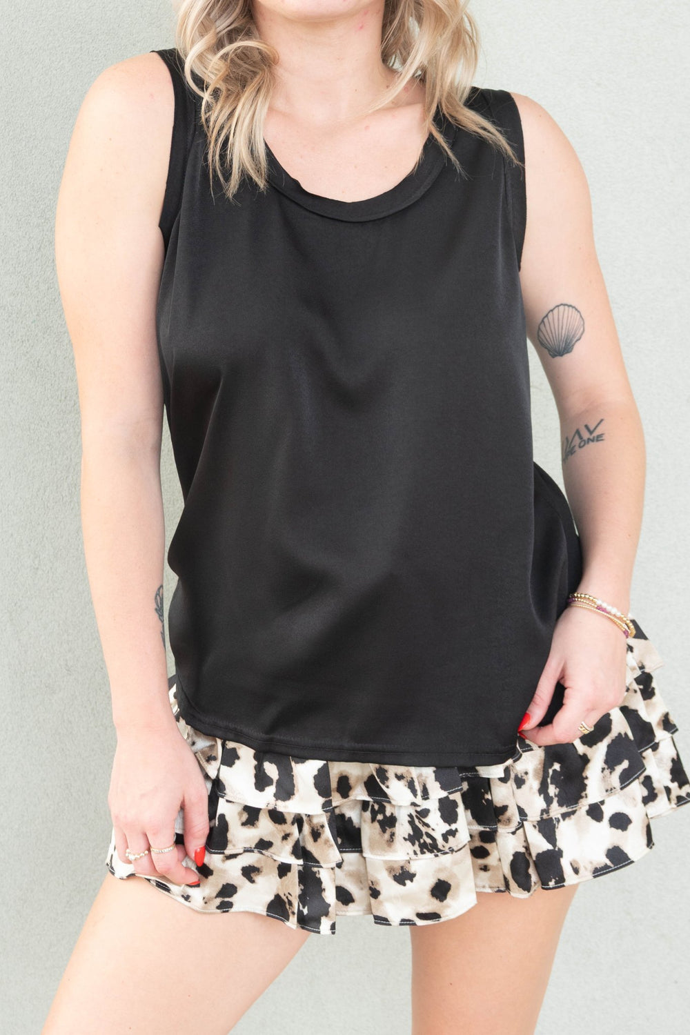 Cassidy Tank - Black - Jaffi's