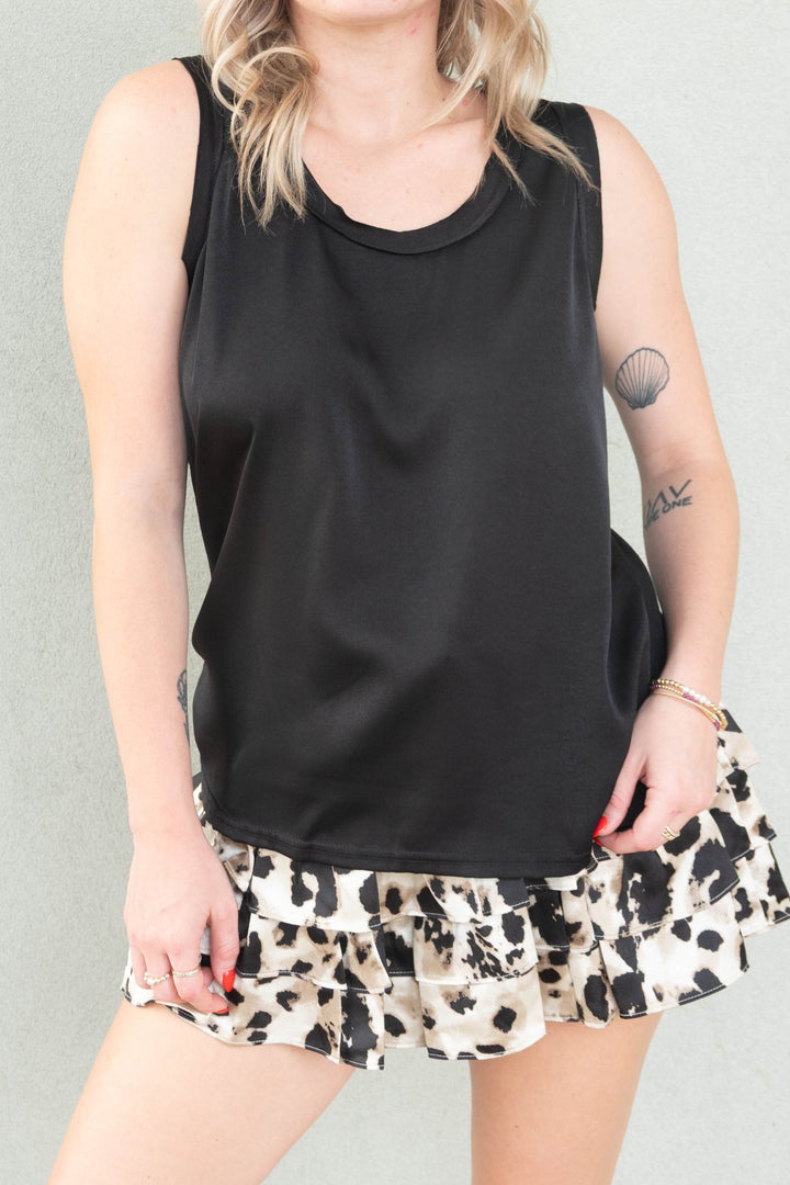 Cassidy Tank - Black - Jaffi's