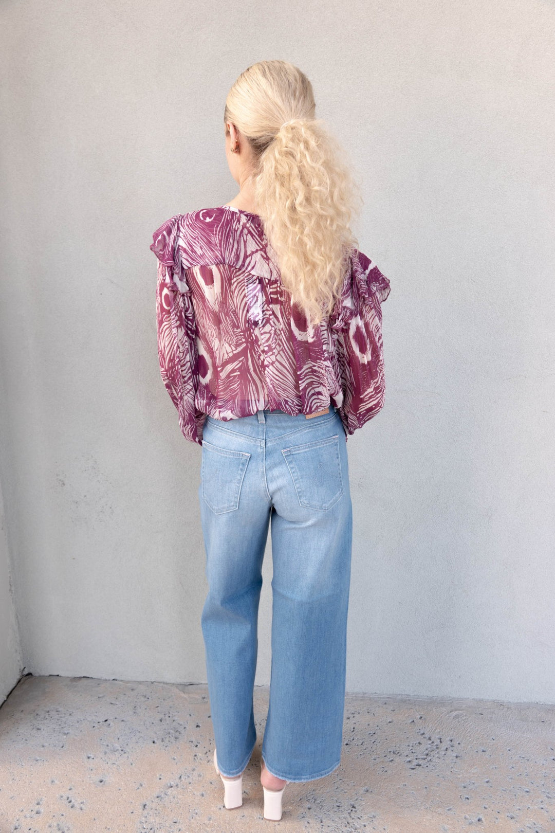 Catya Blouse - Peacock - Jaffi's