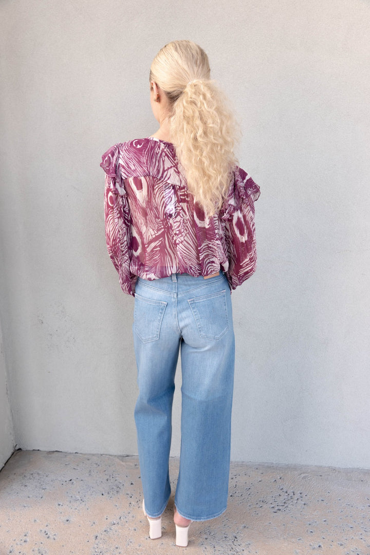 Catya Blouse - Peacock - Jaffi's