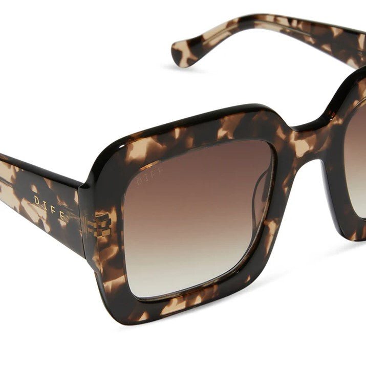 Charise Sunglasses - Espresso Tortoise + Brown Gradient - Jaffi's