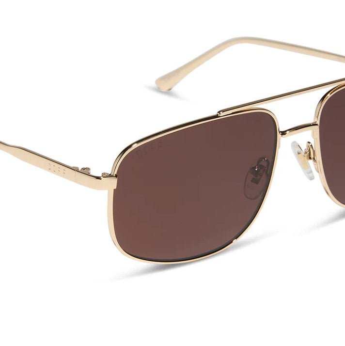 Charley Sunglasses - Gold + Brown Polarized - Jaffi&