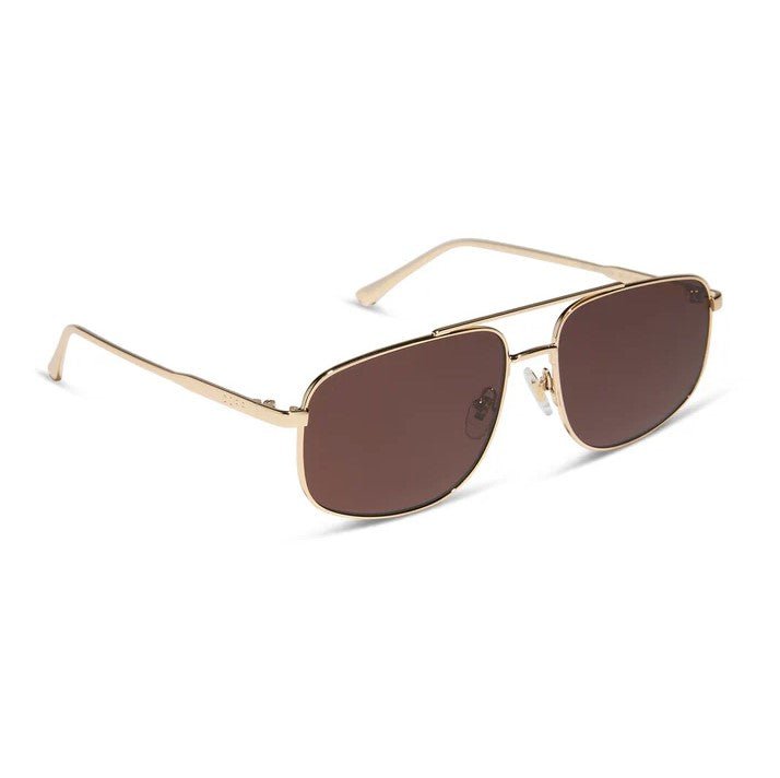 Charley Sunglasses - Gold + Brown Polarized - Jaffi&