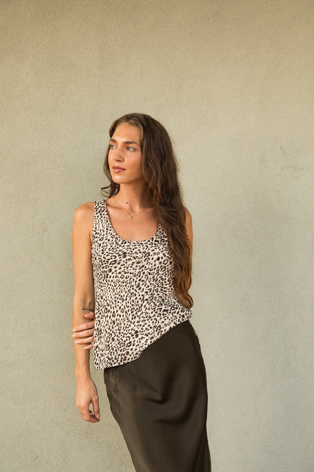 Cindy Top - Taupe Leopard - Jaffi's