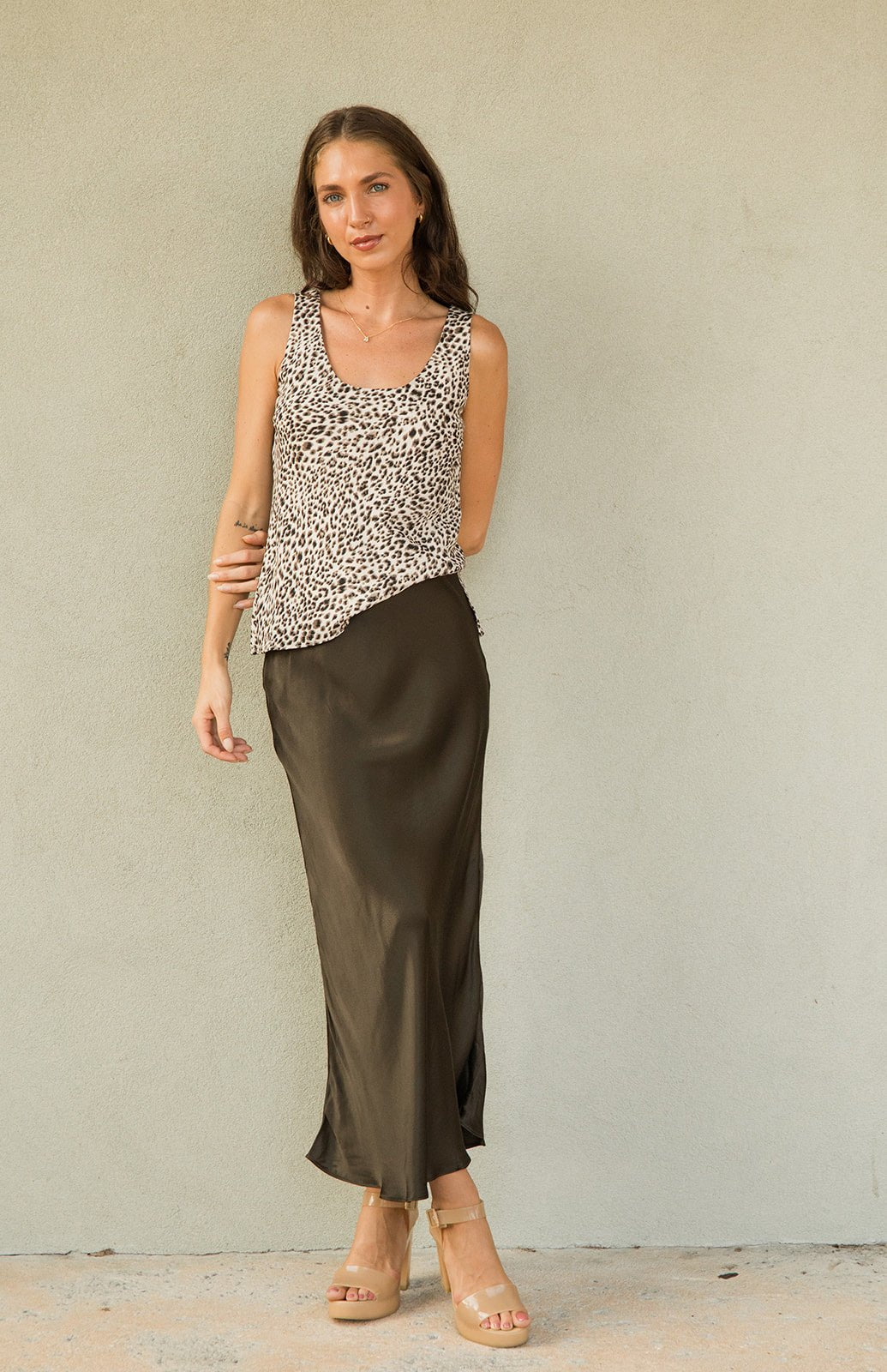 Cindy Top - Taupe Leopard - Jaffi&