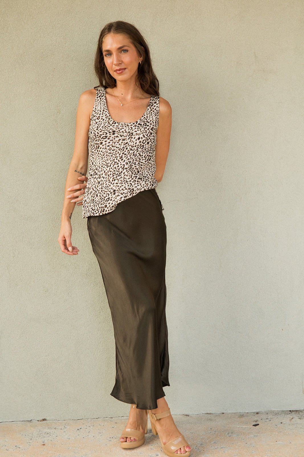 Cindy Top - Taupe Leopard - Jaffi&