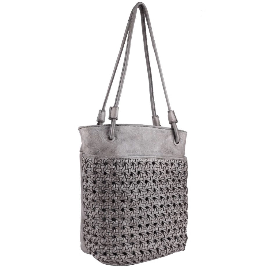 Clover Tote/Shoulder Bag - Grey
