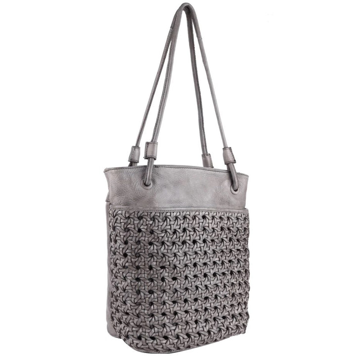 Clover Tote/Shoulder Bag - Grey