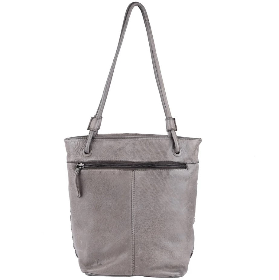 Clover Tote/Shoulder Bag - Grey
