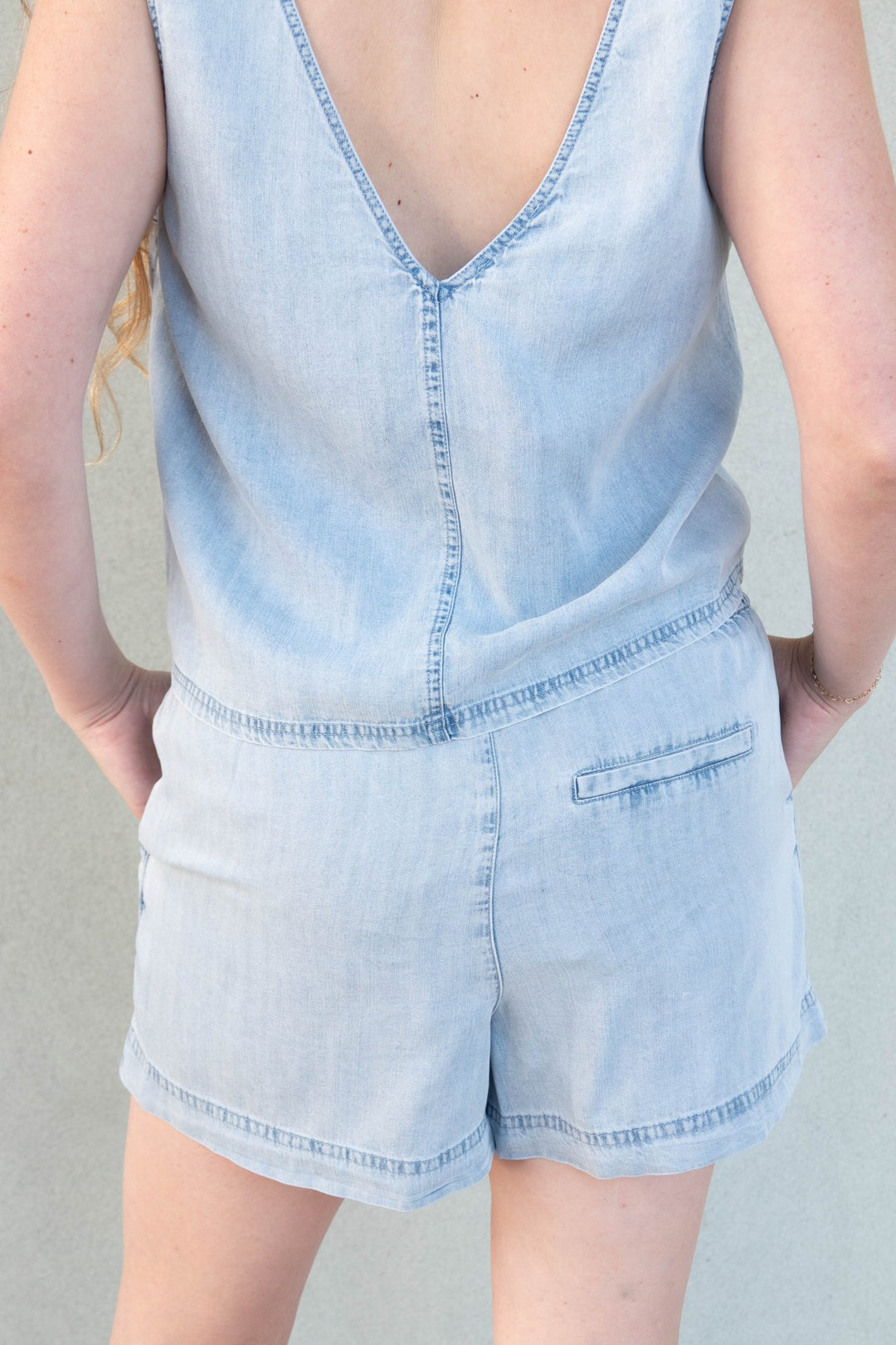Colette Tank - Light Blue - Jaffi's