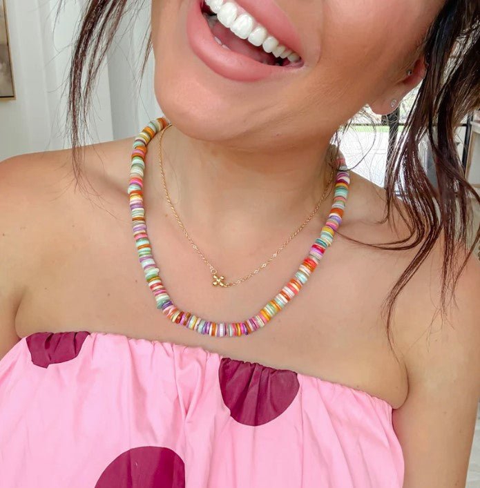 Color Me Cute Gemstone Necklace - Jaffi's