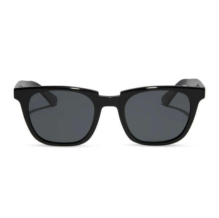 Colton Sunglasses - Black + Grey Polarized