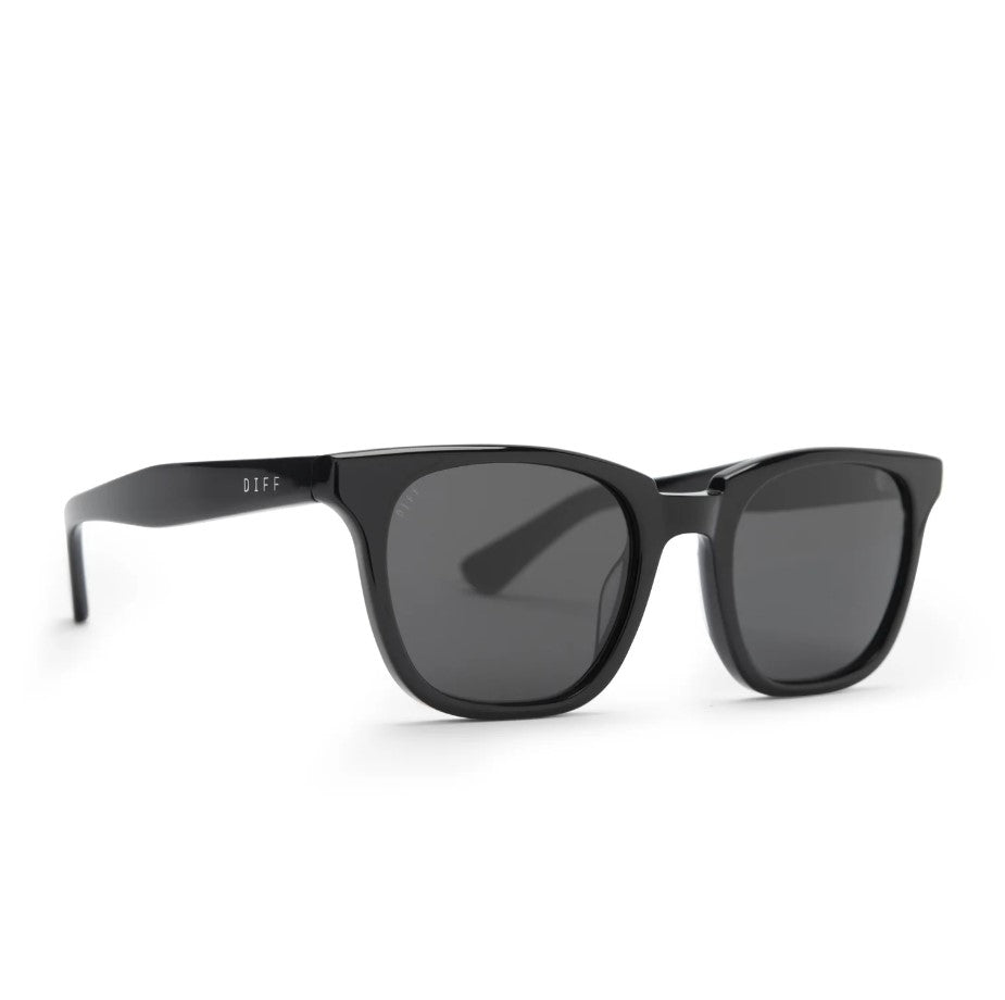 Colton Sunglasses - Black + Grey Polarized