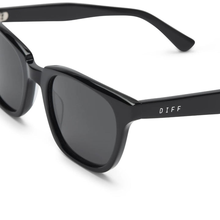 Colton Sunglasses - Black + Grey Polarized