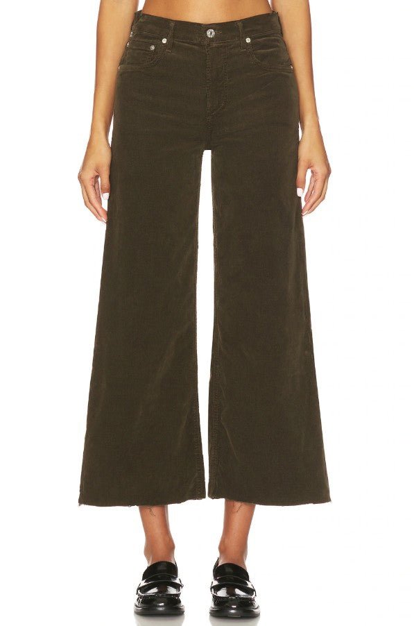 Corduroy Lyra Wide Leg Crop - Costes - Jaffi's